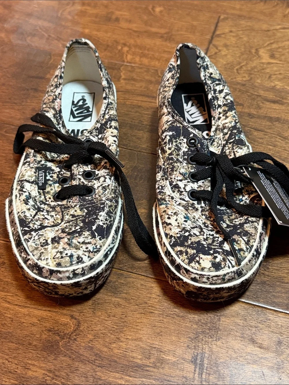 MoMA x Vans Authentic 'Jackson Pollock's Low Top Sneaker, size 5